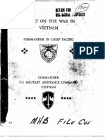 Command Report On The War in Vietnam (To Mid-1968)