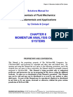 Momentum Analysis of Flow Systems: Essentials of Fluid Mechanics: Fundamentals and Applications