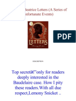 PDF The Beatrice Letters (A Series of Unfortunate Events)