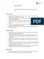 Matriz Dofa Cementos Argos - Responsabilidad Social Empresarial