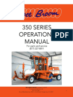 350 Series Operations Manual: For Parts and Service (877) 227-8811