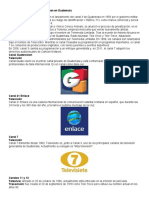 Medios de Información Que Existen en Guatemala