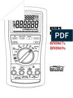 User'S Manual: BM867s BM869s