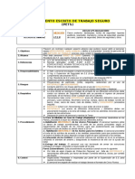 PROCEDIMIENTO ESCRITO DE TRABAJO SEGURO (Aceros de Amarre)