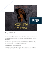 Bodyweight Hoplite - Build A Lean and Mean Physique With Only Your Own Body PDF