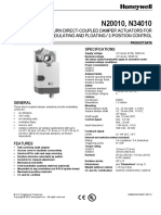 Non-Spring Return Direct-Coupled Damper Actuators For Modulating and Floating / 2-Position Control