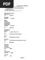 Lista de Peças CNC3AX