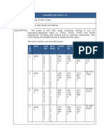 Assumption Sheet 01