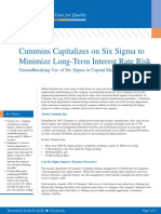 Cummins Case Study by Application of Six Sigma