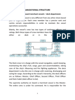 Shipboard Organizational Structure: Crew Structure On Board Merchant Vessels - Deck Department