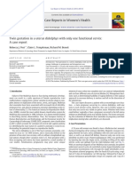 Twin Gestation in A Uterus Didelphys With Only One Functional Cervix A Case Report