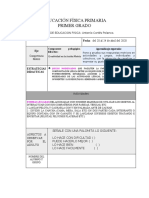 Educación Física Primaria Primer Grado: PROFESOR DE EDUCACION FISICA: Antonio Cortés Polanco