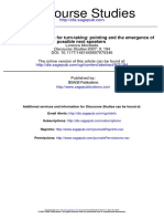 Discourse Studies: Possible Next Speakers Multimodal Resources For Turn-Taking: Pointing and The Emergence of