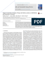 Impact of Operation Strategies of Large Scale Battery Systems On Distribution Grid Planning in Germany