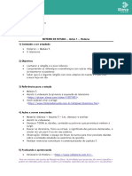 Plano de Aula On-Line - de 6 A 13 de Abril PDF