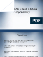 Profesional Ethics & Social Responsibility