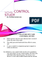 Case-Control Study: Dr. Sourab Kumar Das