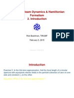 Advanced Beam Dynamics & Hamiltonian Formalism: Rick Baartman, TRIUMF February 3, 2015