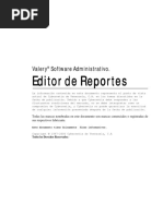 Editor de Reportes Valery 1.96