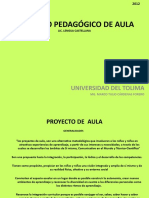 Proyecto Pedagógico de Aula Lic Lengua Castellana