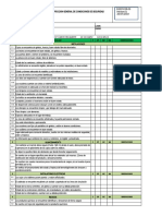 Formato Inspeccion Condiciones Generales de Seguridad