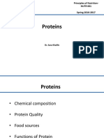 Proteins: Dr. Sara Khalife