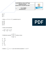 TD - Potenciação e Radiciação PDF