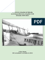 Rol de Aviacion de Ejercito en Desarrollo Aviación Civil-1919-1927 (2013)