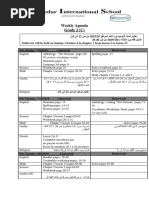 Weekly Agenda Grade 2 (C)