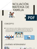 Conciliación en Materia de Familia