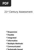 21 Century Assessment