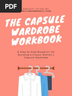 Capsule Wardrobe Workbook Planner Hello Bombshell