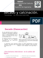 Secado y Calcinación