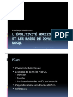 L'évolutivité Horizontale Et Les Bases de Données NoSQL