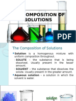 The Composition of Solutions