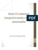 Art. 133 Constitucional Jerarquia de Los Tratados y Control PDF