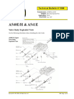 A540E/H & A541E: Technical Bulletin # 1098