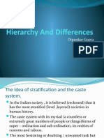 Dipankar Gupta Hierarchy and Differences