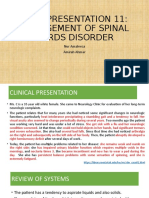 CP 11 MX of Spinal Cord Disorders