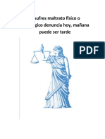 Proyecto de Maltrato Hacia La Mujer