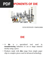 Components of Die: Ilyas Hussain-P2MFG15006