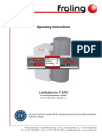 P4 Operating Instruction Lambdatonic P3200 English