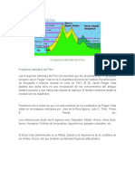 8 Regiones Naturales Del Perú Informacion