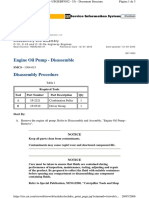 Engine Oil Pump - Disassemble: Shutdown