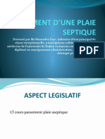 Pansement D - Une Plaie Septique