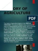 History of Agriculture