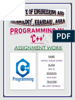 C++ Assignment PDF