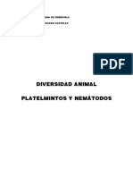 Diversidad Animal Platelmintos y Nemátodos