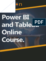 Power BI and Tableau Online Course