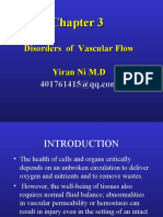 Disorders of Vascular Flow Yiran Ni M.D